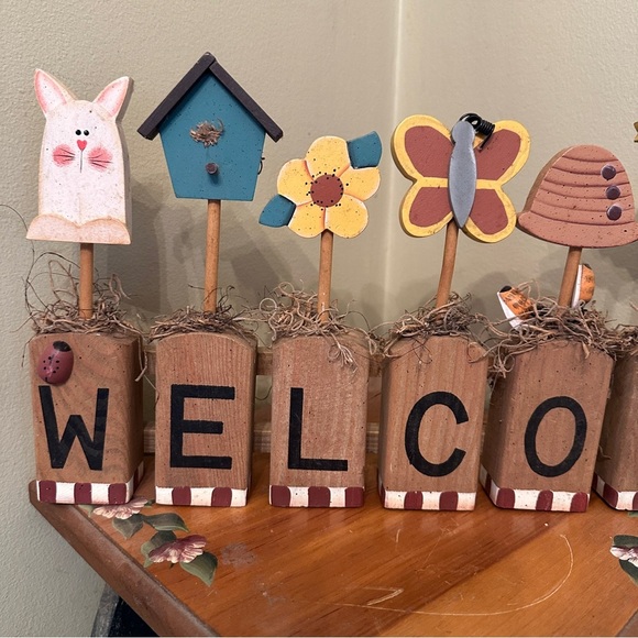 Welcome Sign Rustic Desktop Home Decoration - Decorative Welcome Signs Creative - Picture 7 of 7